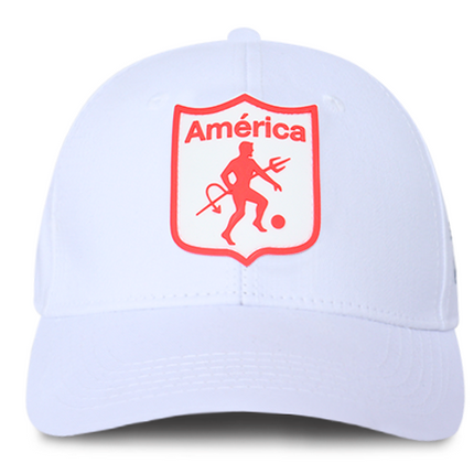 Gorra América de Cali Oficial OC Caps Conmebol libertadores femenina Blanca