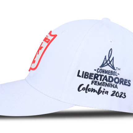 Gorra América de Cali Oficial OC Caps Conmebol libertadores femenina Blanca