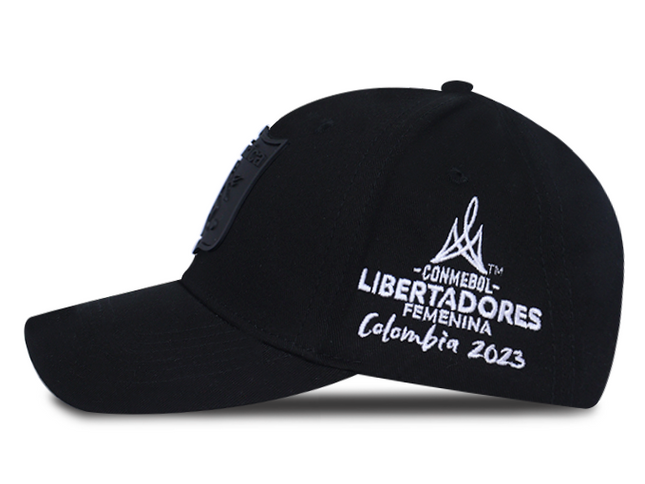 Gorra América de Cali Oficial OC Caps Conmebol libertadores femenina Negra tono a tono