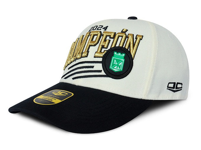 Gorra Atlético Nacional Conmemorativa Campeón 2024 Edición limitada Otocaps