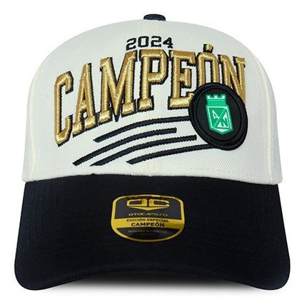 Gorra Atlético Nacional Conmemorativa Campeón 2024 Edición limitada Otocaps