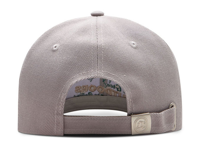 Gorra de moda DJ Caps The great outdoors are calling gris/verde
