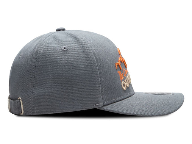 Gorra de moda DJ Caps The great outdoors are calling gris