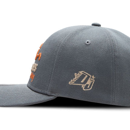 Gorra de moda DJ Caps The great outdoors are calling gris