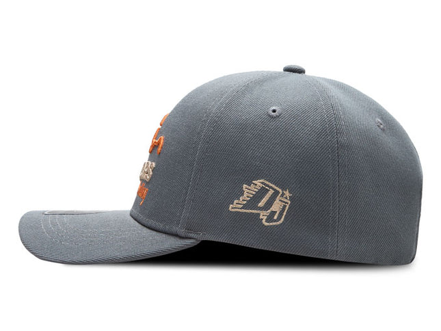 Gorra de moda DJ Caps The great outdoors are calling gris