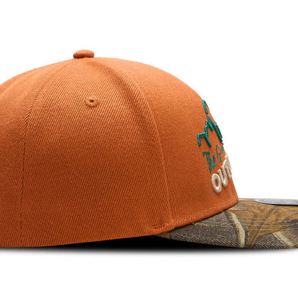 Gorra de moda DJ Caps The great outdoors are calling naranja