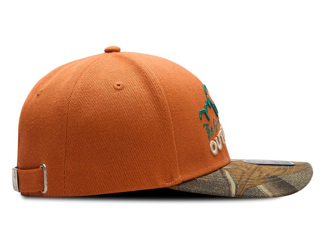 Gorra de moda DJ Caps The great outdoors are calling naranja