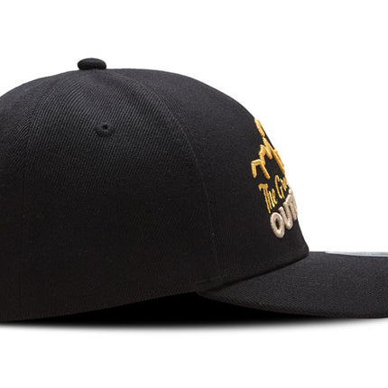Gorra de moda DJ Caps The great outdoors are calling negro