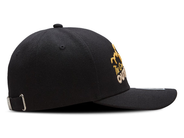 Gorra de moda DJ Caps The great outdoors are calling negro
