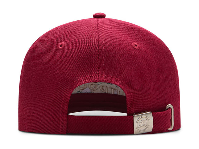 Gorra de moda DJ Caps The great outdoors are calling vinotinto