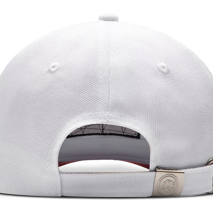 Gorra de moda DJ Caps Horsepower blanco/rojo
