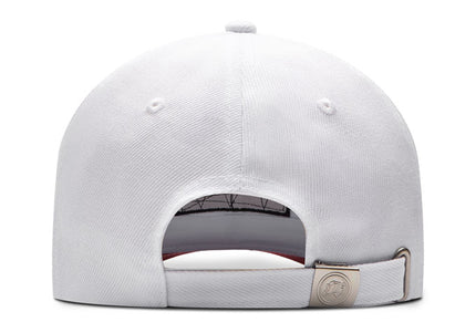 Gorra de moda DJ Caps Horsepower blanco/rojo