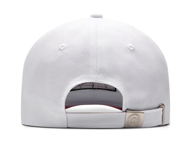 Gorra de moda DJ Caps Horsepower blanco/rojo