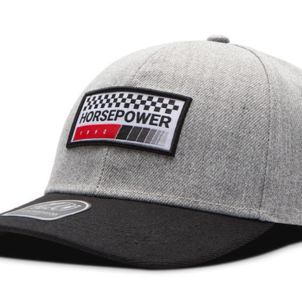 Gorra de moda DJ Caps Horsepower gris/negro