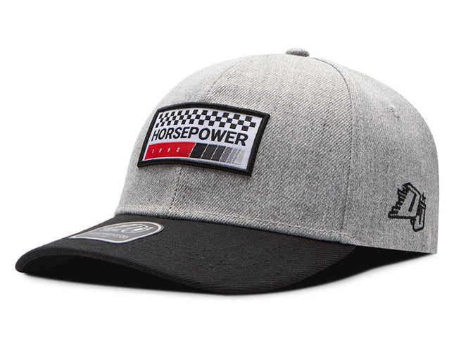 Gorra de moda DJ Caps Horsepower gris/negro