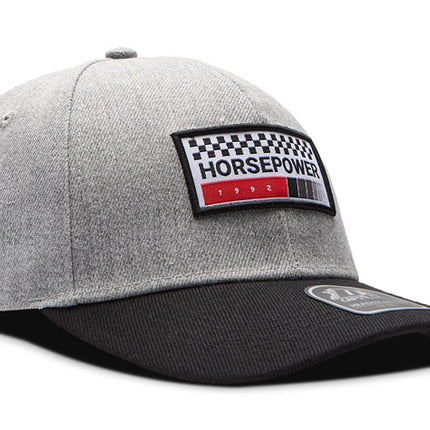 Gorra de moda DJ Caps Horsepower gris/negro