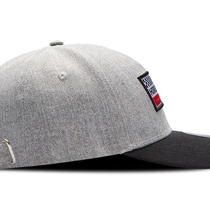 Gorra de moda DJ Caps Horsepower gris/negro