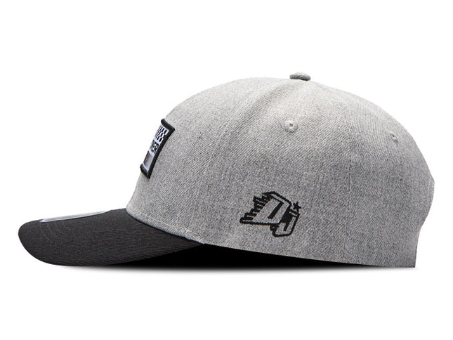 Gorra de moda DJ Caps Horsepower gris/negro