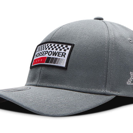 Gorra de moda DJ Caps Horsepower gris