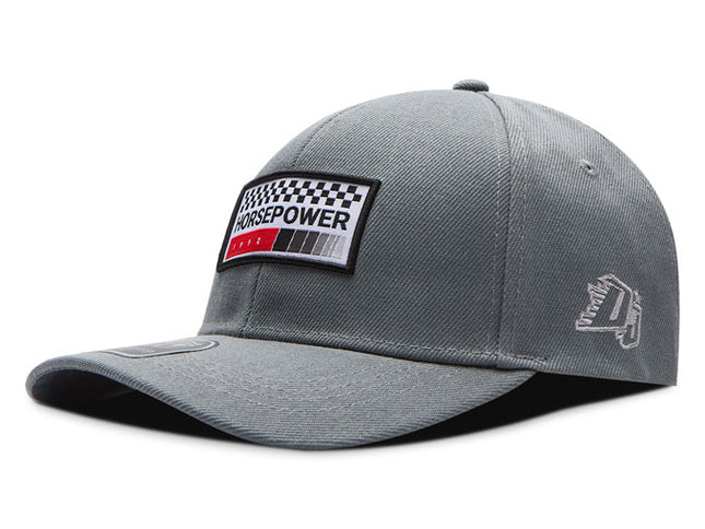 Gorra de moda DJ Caps Horsepower gris
