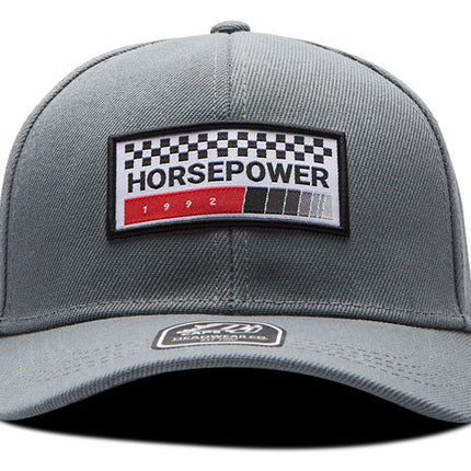 Gorra de moda DJ Caps Horsepower gris