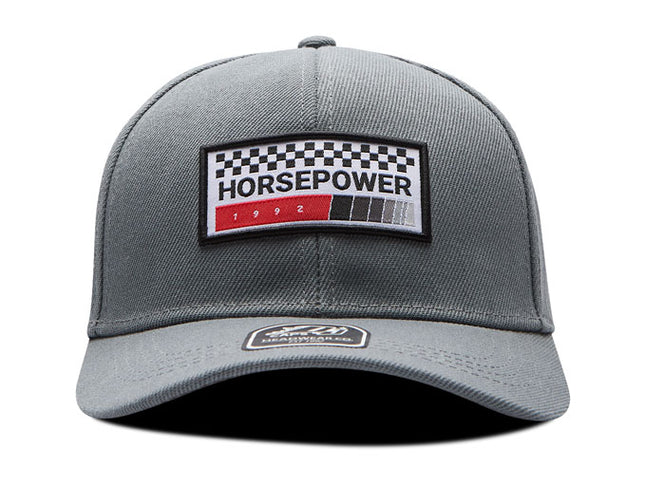 Gorra de moda DJ Caps Horsepower gris