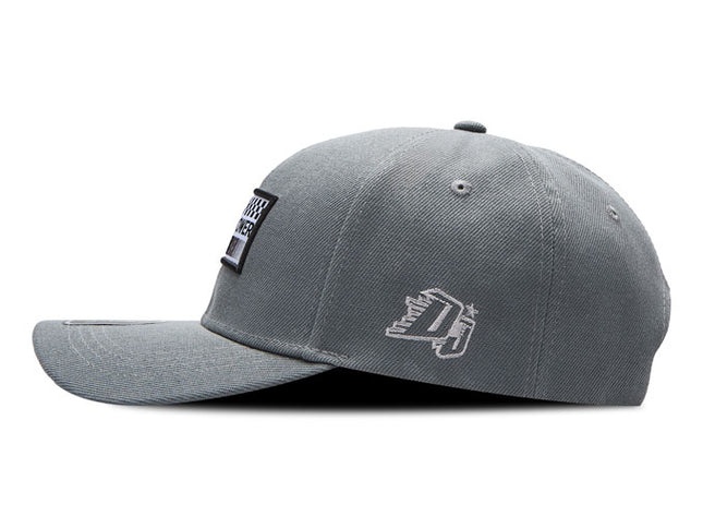 Gorra de moda DJ Caps Horsepower gris