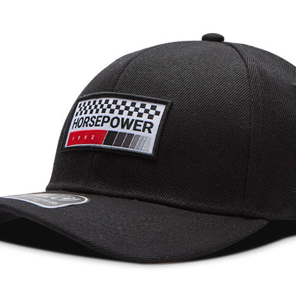 Gorra de moda DJ Caps Horsepower negro