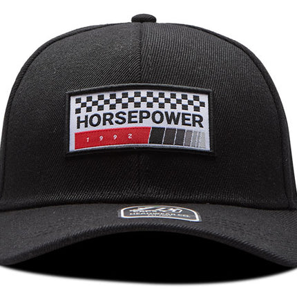 Gorra de moda DJ Caps Horsepower negro
