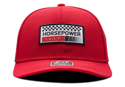 Gorra de moda DJ Caps Horsepower rojo