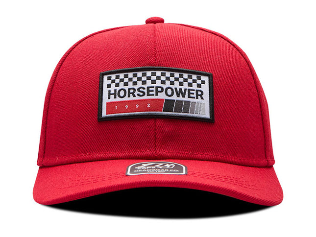 Gorra de moda DJ Caps Horsepower rojo