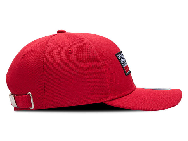 Gorra de moda DJ Caps Horsepower rojo
