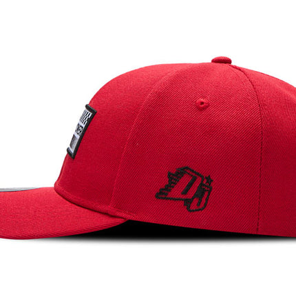 Gorra de moda DJ Caps Horsepower rojo