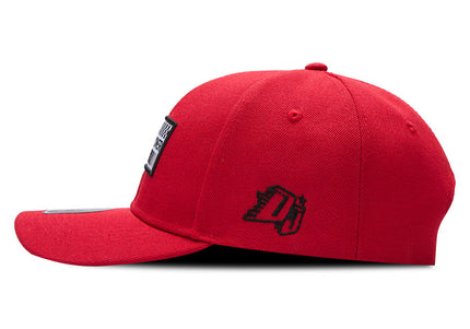 Gorra de moda DJ Caps Horsepower rojo