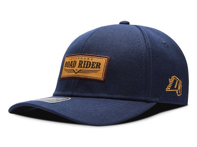 Gorra de moda DJ Caps Legendary Road Rider azul