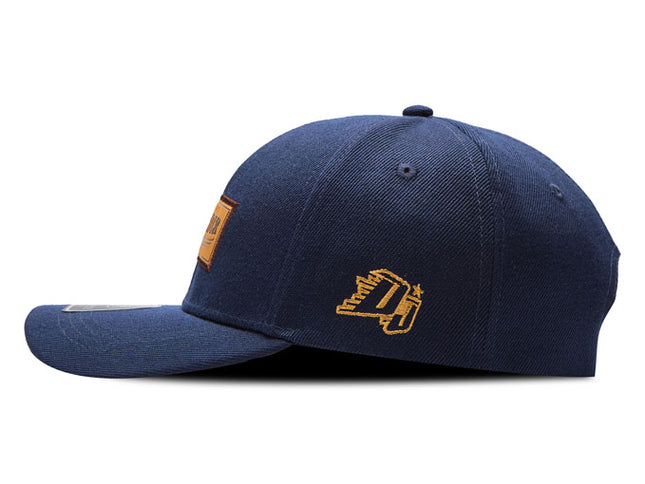 Gorra de moda DJ Caps Legendary Road Rider azul