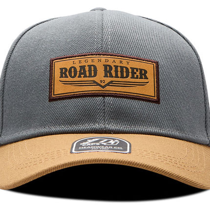 Gorra de moda DJ Caps Legendary Road Rider gris