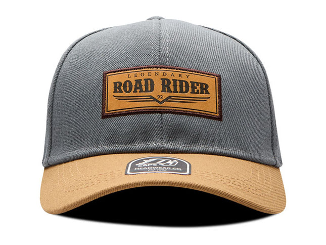 Gorra de moda DJ Caps Legendary Road Rider gris