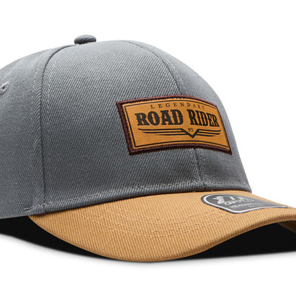 Gorra de moda DJ Caps Legendary Road Rider gris