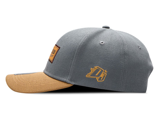 Gorra de moda DJ Caps Legendary Road Rider gris