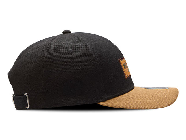 Gorra de moda DJ Caps Legendary Road Rider negro/kaki