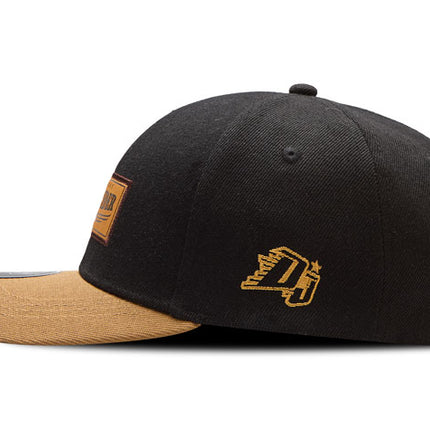 Gorra de moda DJ Caps Legendary Road Rider negro/kaki