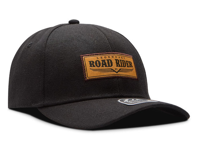 Gorra de moda DJ Caps Legendary Road Rider negro