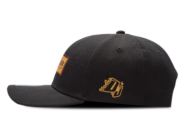 Gorra de moda DJ Caps Legendary Road Rider negro