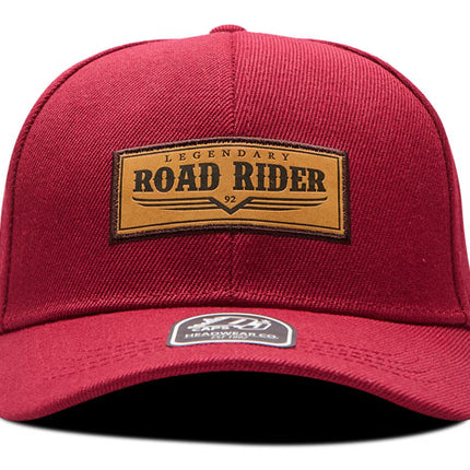Gorra de moda DJ Caps Legendary Road Rider rojo
