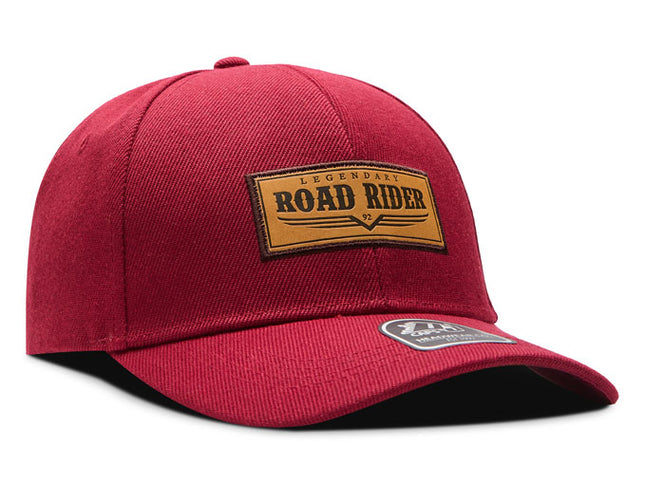 Gorra de moda DJ Caps Legendary Road Rider rojo