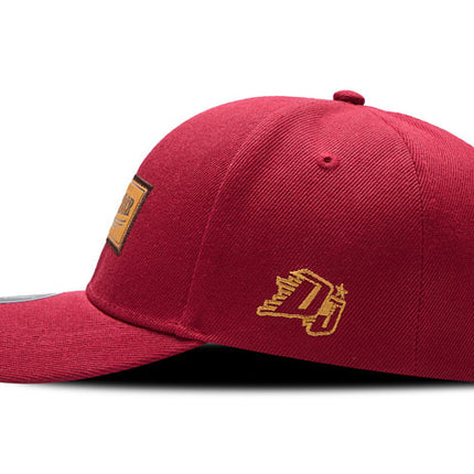 Gorra de moda DJ Caps Legendary Road Rider rojo