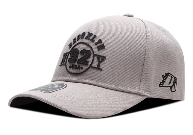 Gorra de moda DJ Caps Brooklyn Ny 92 gris