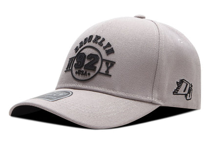 Gorra de moda DJ Caps Brooklyn Ny 92 gris