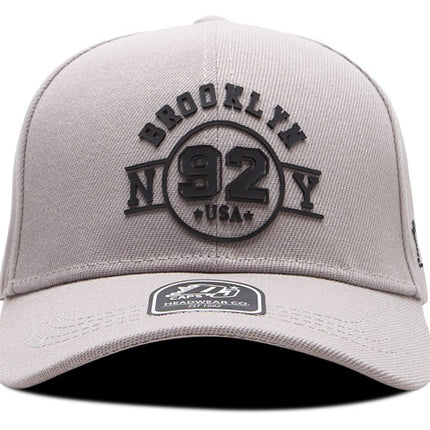 Gorra de moda DJ Caps Brooklyn Ny 92 gris